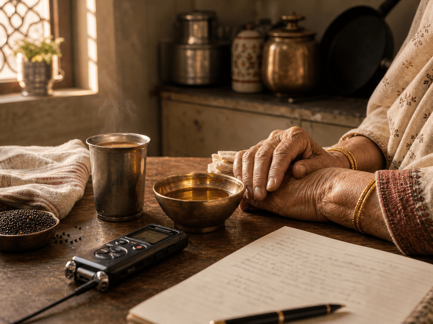 A Grandmother in Amritsar, an Afternoon, an Audio Recording