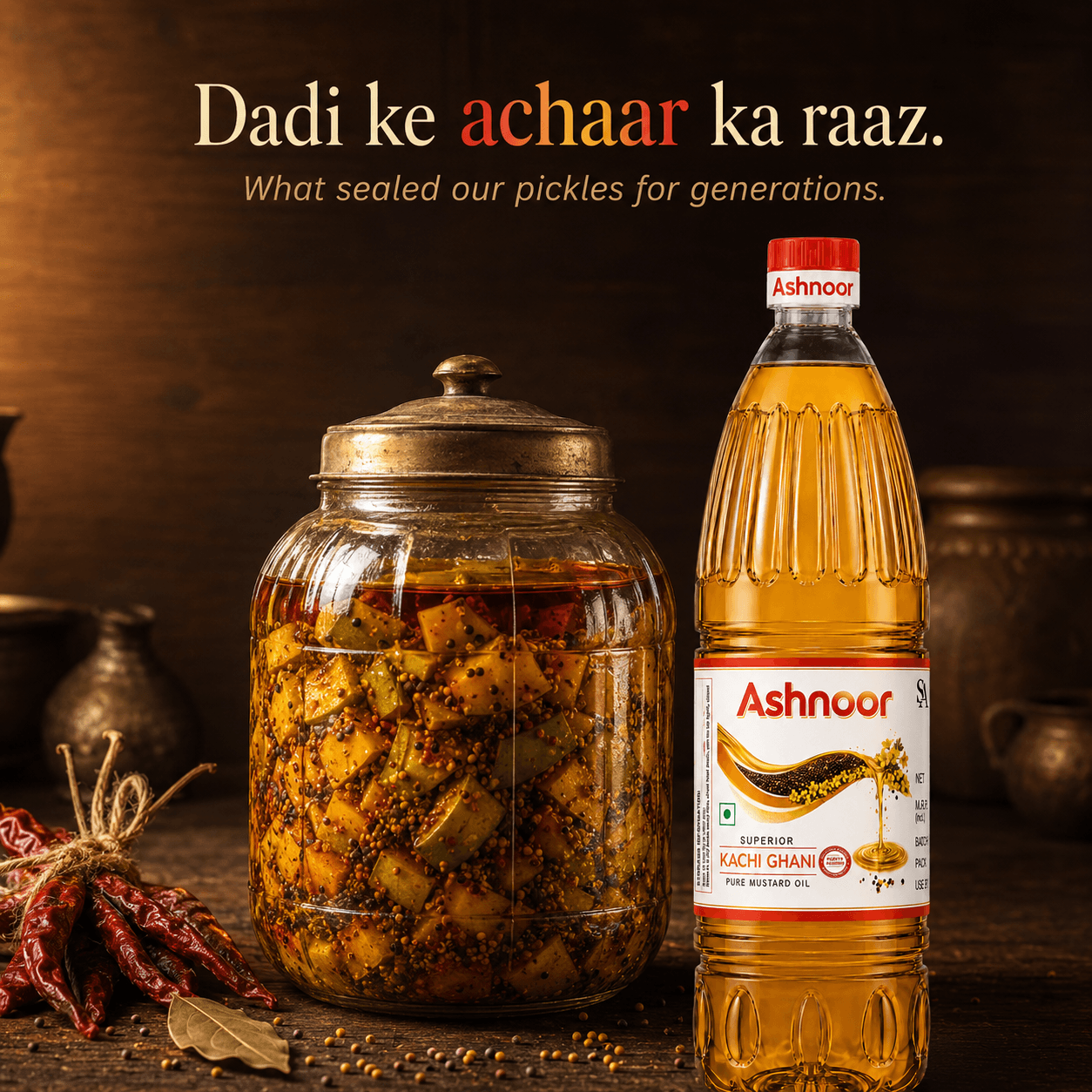 Aam ka Achaar — Sun-cured raw mango pickle