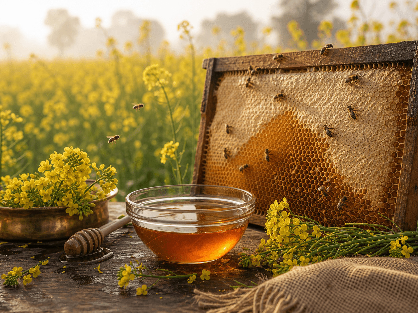 Mustard Honey: The Field's Second Harvest