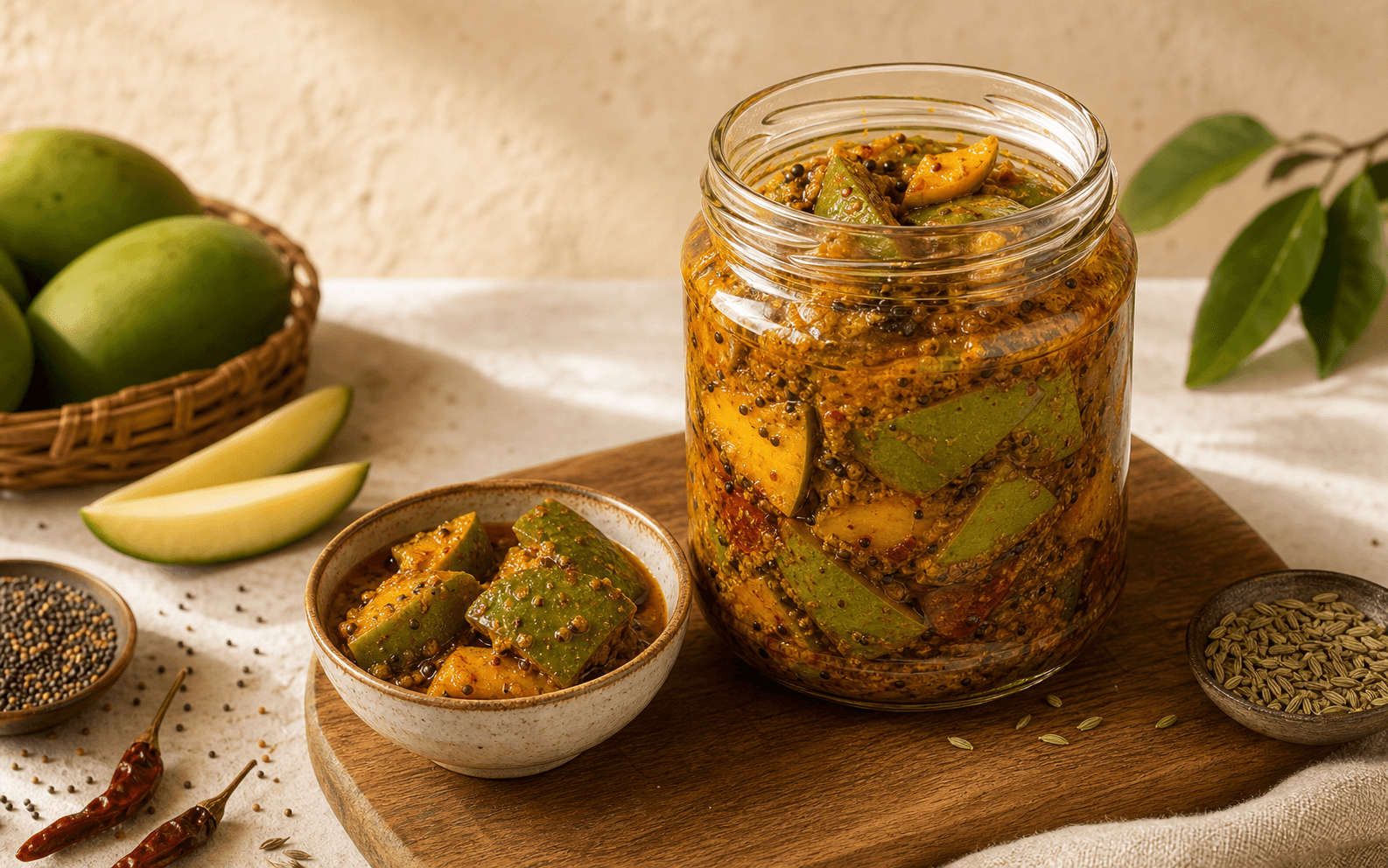 Aam ka Achaar vegetarian recipe