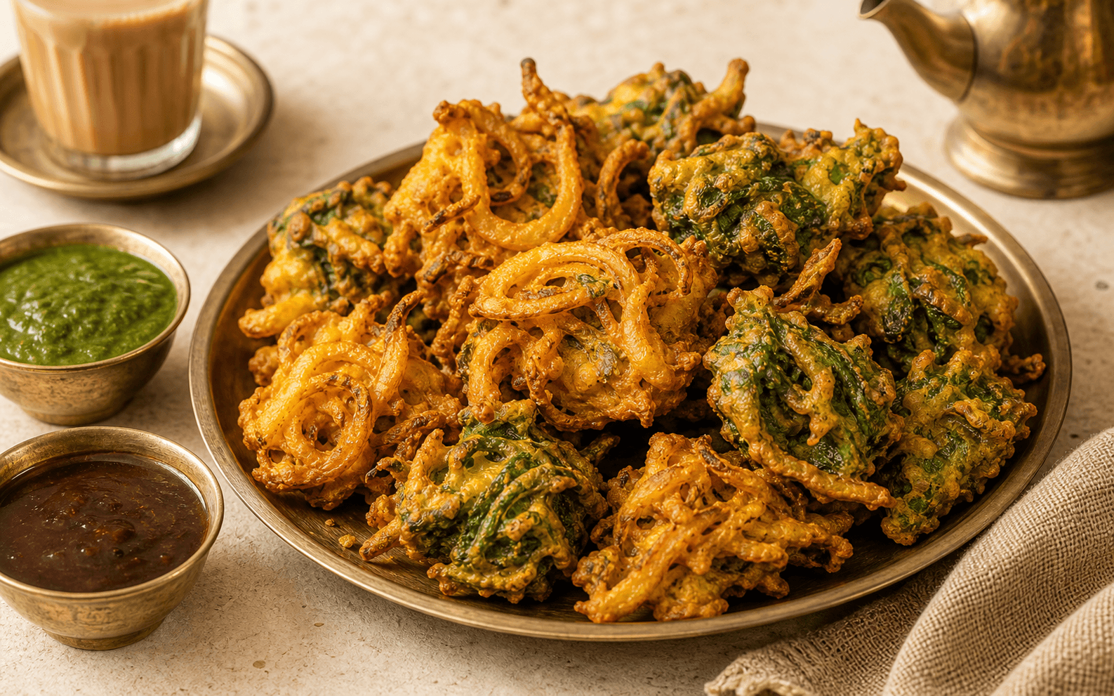 Besan Pakora vegetarian recipe