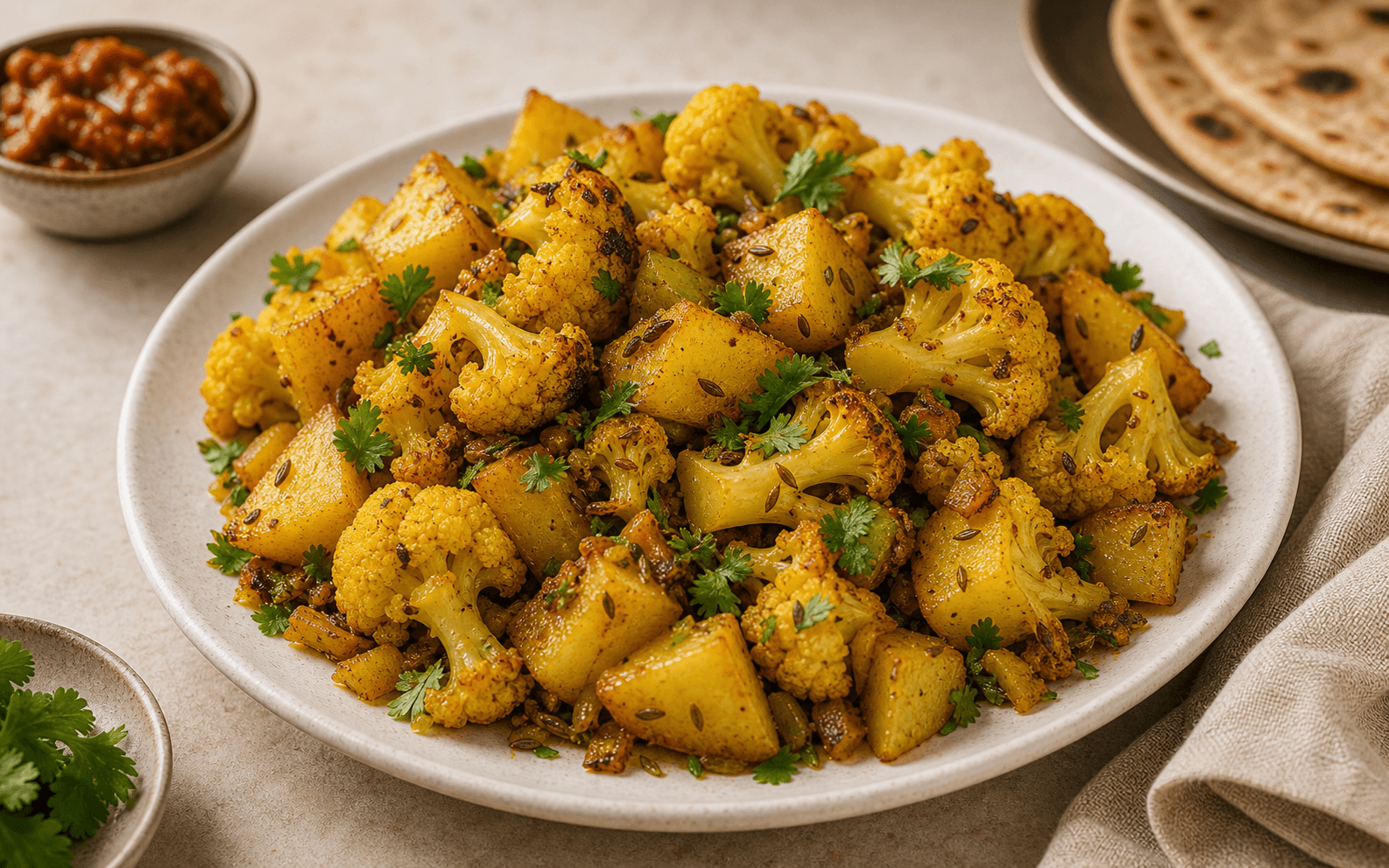 Gobhi Aloo vegetarian recipe